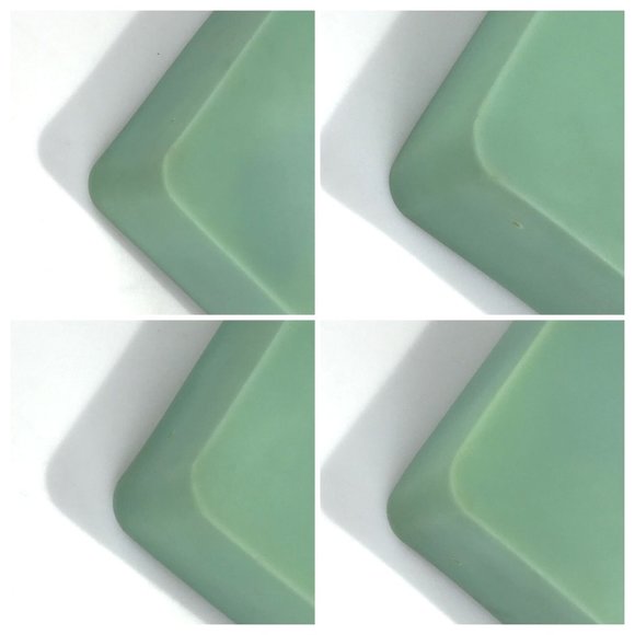 Chanel Bag Handbag Rubber Chanel Logo Clear Green Authentic - Picture 5 of 12